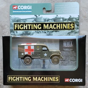 2002 Corgi Fighting Machines Pork Chop Hill T214-WC54 1/2 Ton 4x4 Ambulance NIB - Picture 1 of 9