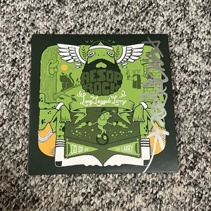 AESOP ROCK SIGNED LONG LEGGED LARRY VINYL RECORD 7” RHYMESAYERS JSA COA - Picture 1 of 2