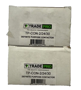 2-POLIGES Schütz mit Laschen & Abdeckung NEU TP-CON-2/24/30 DOPPELPACK KONVOLUT - Bild 1 von 7