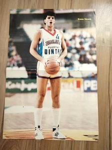 PÓSTER DOS CARAS DRAZEN PETROVIC AND MAGIC JOHNSON. - Imagen 1 de 2