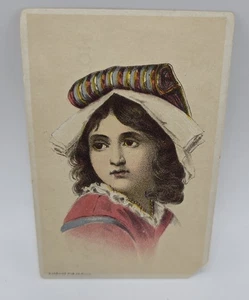 R. & J. Gilchrist Dry Goods-Boston, Ma-Late 1800’s Victorian Card Winter Advert - Picture 1 of 4