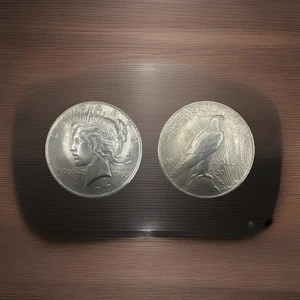 Silberdollar Peace 1923 - 90% Silber - starke Details - brillanter Glanz - Bild 1 von 3