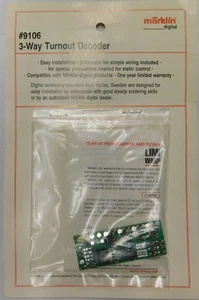 Marklin 9106 HO Scale 3-Way Turnout Digital Decoder - Picture 1 of 1