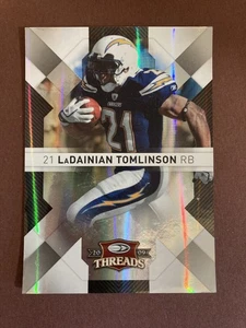 2009 Donruss Threads Century Proof Silver 177/250 LaDainian Tomlinson #80 HOF - Bild 1 von 2