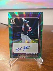 2025 Panini Donruss - Signature Series Welbyn Francisca #SG-WFC Green Laser (AU, - Foto 1 di 4
