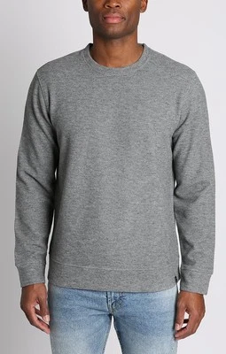 Jachs New York Men's Wool Blend Soft Crewneck Fleece Lined Pullover Size L Gray - Image 1 of 4