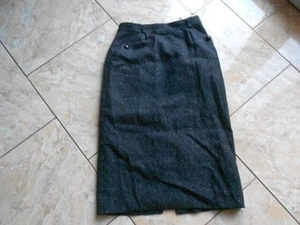 Markenlos Maxi Woll Rock 42 Anthrazit Bunt meliert Neuwertig #D1345 - Bild 1 von 1
