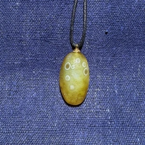 🌟🔥🚀Raro colgante de ágata áspera ojo Gobi de China Mongolia Interior - Imagen 1 de 10