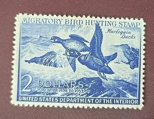 United States #RW19 $2 1952 Federal Duck Stamp - Picture 1 of 2