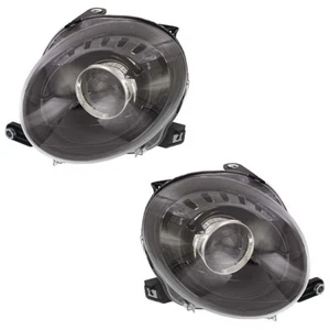 For Fiat 500 2012-2019 Headlight Driver and Passenger Side Pair | CAPA - Picture 1 of 5