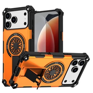 Mag Safe Magnetic Case Shockproof Stand Cover for iPhone 17 Pro Max/17 Pro/Air - Picture 1 of 59