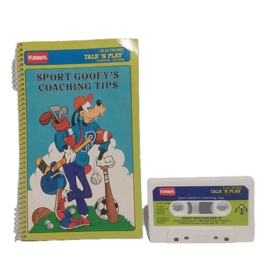Child Guidance Sport Goofy Coaching Tips Book & Cassette For Talk 'n Play System - Image 1 of 4