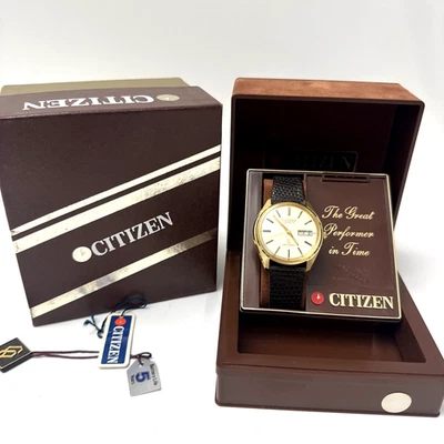 复古 1980 年 Citizen QUARTZ CRYSTRON 男士手表 44-2828 4-731581 — 第 1/4 张图片