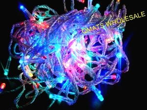 30FT = 10M LED Multi-color Christmas Wedding Light Wire String 8 FUNCTION Party - Picture 1 of 2