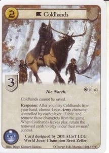Coldhands AGoT LCG 1.0 Game of Thrones The Horn That Wakes 61 - Picture 1 of 1