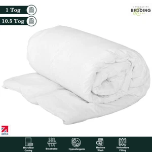 Mikrofaser Bettdecke gesteppt Hohlfaser gefüllt Ganzjahres 1,5, 4,5, 10,5, 13,5 Tog - Bild 1 von 12