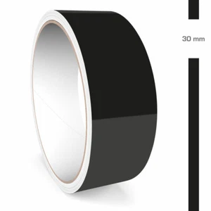Zierstreifen 30mm 10 Meter Schwarz Matt RAL 9005 Auto Boot Motorrad Wohnmobil - Bild 1 von 5