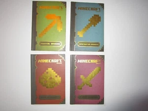 Minecraft Handbook Book Lot - Combat, Construction, Redstone, Essential PreOwned - Picture 1 of 9
