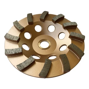 5" Concrete Grinding Cup Wheels 12 Diamond Abrasive Seg 7/8"-5/8" Arbor - Picture 1 of 3