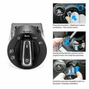Auto Scheinwerferschalter Modul Lichtsensor Modul Für VW Golf Passat Polo Bora - Bild 1 von 11