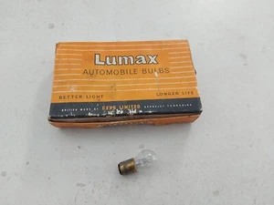 LUMAX 12V 6/21W Side Stop Tail Reverse Bulbs SBC No 381 Vintage Classic Car Nos - Picture 1 of 5
