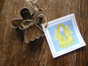 Ann Clark THE ANGEL 3.5 x 3.5" Metal Cookie Cutter w/ Recipe~~NEW!! - Picture 1 of 4