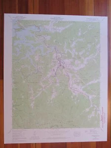Robbinsville North Carolina 1975 Original Vintage USGS Topo Karte - Bild 1 von 1