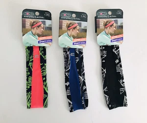 Scunci Sporty Mesh Headband Super Comfy 3 PC Multicolor 20474-A - Picture 1 of 2