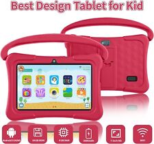 7" HD Kids Tablet Educational PC Android 9.0  PC Dual Camera Bundle Case 64GB