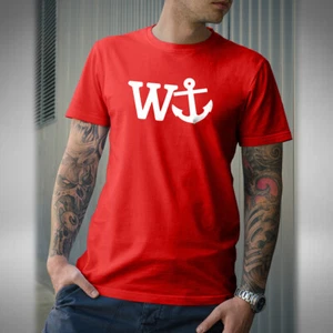 W Anchor T-shirt Funny Rude Joke Offensive Office Gift Present - Picture 1 of 4