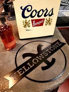 Yellowstone Wall Art Plasma Cut Home Decor Gift Idea bullet coors bulliet - Picture 1 of 2