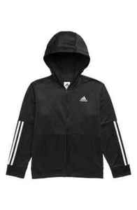 Adidas Brand Love Fleece Hooded Jacket Kids - Picture 1 of 2