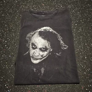 Faded The Joker Heath Ledger Portrait Batman Dark Knight Film T-Shirt 2XL - Bild 1 von 6