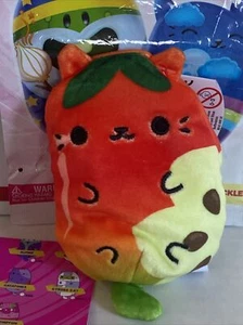 X Cats VS Pickles Adam Apple #056 Bean Bag Plush Fuchsia Wave - Picture 1 of 6