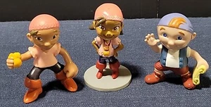 Disney Jake y los Piratas del País de Nunca Jamás 3 figuras de acción adornos para pasteles - Imagen 1 de 11