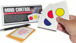 MIND CONTROL Easy Mind Reading Zaubertrick Farbe vorhersagen Karte auswählen Stift ESP Gag - Bild 1 von 10