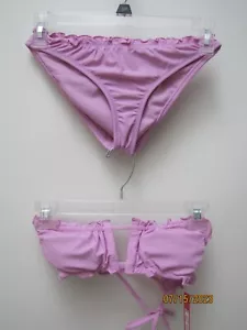 Neu mit Etikett Exhilaration Damen Lavendel lila 2-teiliger Badeanzug 238152849 XS 00 - Bild 1 von 5