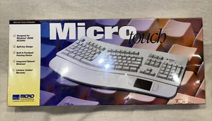 VERY RARE Micro Innovations Keyboard Micro Touch KB98T, Built-In Touchpad,Sealed - Picture 1 of 10