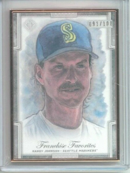 2019 Topps Transcendent Randy Johnson Franchise Favorites #'ed 091/100 - Image 1 of 1
