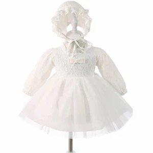Set Di Abiti Formali Per Battesimo E Matrimonio Per Bambine 2 Pz - Foto 1 di 10