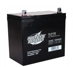 Baterías SLA para scooter de movilidad interestatal 12v55ah - Se venden como par - SLA1165 - Imagen 1 de 1