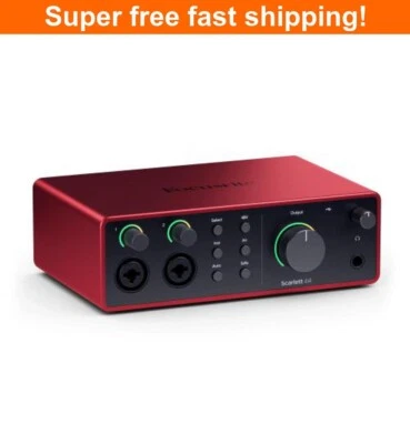 Focusrite Scarlett 4i4 4th Gen USB Audio Interface -NEW - Image 1 of 4