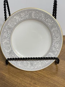 FRANCISCAN Renaissance Grey gold trim Lot of 4 Bread & Butter Plates 6 3/8" - Picture 1 of 8