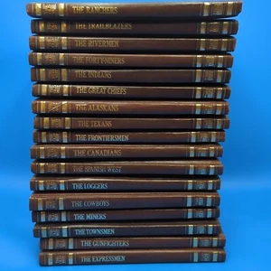 Time Life The Old West Series Lot of 17 Hardcover Soft Feel Illustrated Western - Picture 1 of 10