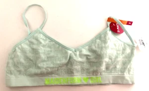 NWT Girls XL MAIDENFORM GIRL Mint Mist Green BRALETTE BRA 4378 Leisure Sport - Picture 1 of 6