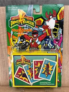 Parker Bros Mighty Morphin Power Rangers War Of The Zords Card Game 1994