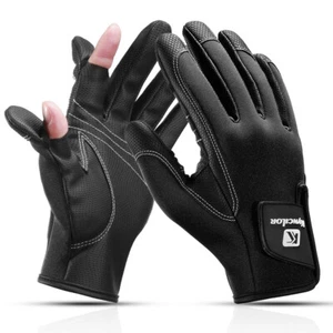 Fishing Gloves with Fleece Lining Cold Weather Winter Warm Gloves for Men Women - Picture 1 of 21