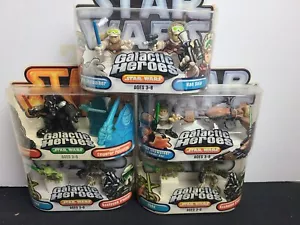 Star Wars Galactic Heroes Action Figure Lot Of 5 Set New Hasbro Vader Luke HOTH - Picture 1 of 6