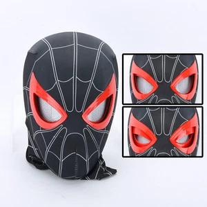 Spider-Man Mask Spiderman Bliking Hero Costume Cosplay Props 3D Hard Masks Adult - Picture 1 of 19