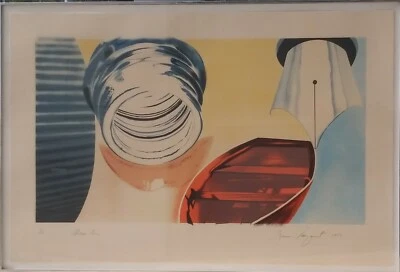 James Rosenquist Litho 'Sheer line' 1979 assinado e numerado 36/100 - Imagem 1 de 4